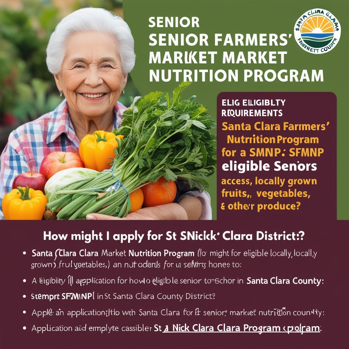 how can I apply for SFMNP in Santa Clara County