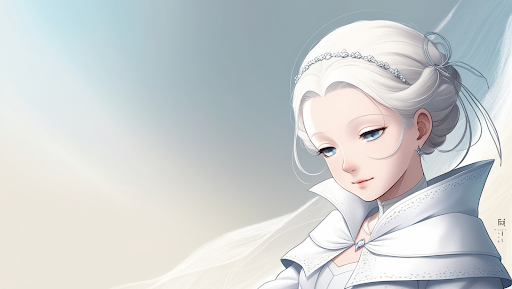 White Clothes Hateko Character