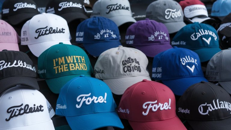 Custom golf hats