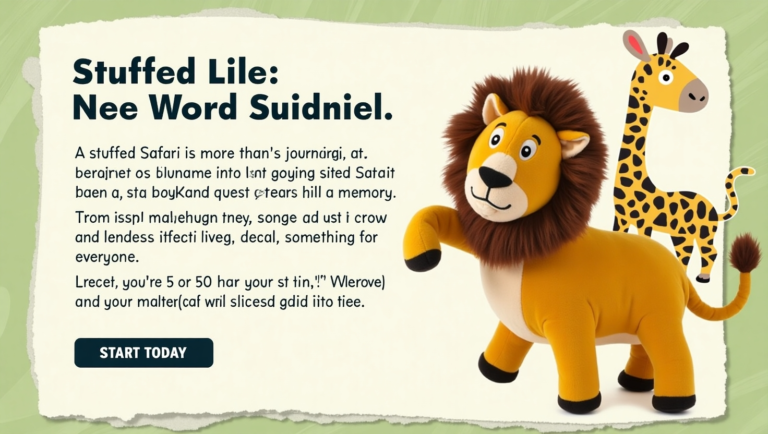 Stuffed Safari